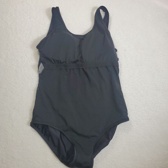 Crisscross Black One piece Swimsuit Size Medium - Picture 14 of 16